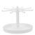 HOMOCONO Rotating Jewelry Stand White Plastic Countertop Display Rack
