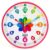 Homotte Learning Clock for Kids | Silent Telling Time Educational Clock