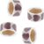 Homoyoyo 4 Rolls Heart Shaped DIY Scratch Off Stickers with Pet Self-Adhesive Material for Holiday Festival Events and Award Ceremony, Surprise Element and Enhanced Privacy Labels