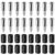 Homoyoyo 50 Sets Self-Tapping Shelf Support Pegs with Non-Slip Sleeves, Metal Cabinet Shelf Screws for Bookcases and Wooden Furniture, Stable Support and Easy Installation for Small Studios