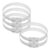 Homoyoyo 5pcs Foldable Plastic Body Measuring Tape and Newborns, Multipurpose Circumference Tape Measure for Head, Arm, and Waist Measurement