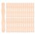 Homoyoyo 70pcs Inch Wooden Fan Handle Sticks Wavy Shape for DIY Fan Projects Smooth Khaki Wood Material for Festive Celebrations and Crafting Supplies Kit