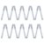 HOMSFOU 20pcs Metallic Paint Marker Pens with Fine Tip Precision and Permanent Markings, Silver Plastic Body for Signature Marking and Scrapbooking on Paper and Stone Surfaces
