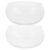 HOMSFOU 2pcs Round Glass Hydroponic Plant Container with High Transparency and Safe for Small Fish, 20cm Wide Mouth Terrarium Planter Suitable for Home and Office Decor