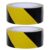 HOMSFOU 2 Rolls Construction Theme Classroom Decorative Border Roll Black and Yellow Caution Stripes, Self-Adhesive Pe Material, Adjustable Length for Classroom Decor and Hallways