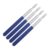 HOMSFOU 4pcs Telescopic Teacher Pointer Stick Adjustable Length from 8.3 to 39.4 Inches, Retractable Handheld Stainless Steel and Silicone Pointer for Classroom Presentations