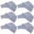 HOMSFOU 50 Sheets Rectangle Scratch Off Stickers 50 Sheets Self-Adhesive Paper Labels with Strong Adhesive and Scratchable Surface for Prize Programs and Events