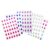 HOMSFOU 5 Sheets Self Adhesive Rhinestone Stickers for Bags and Clothes, Firm and Strong Face Jewels for Handmade DIY Projects and Performance, Fun Crystal Gems Decals for Random Color