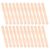 HOMSFOU 80pcs Wavy Wooden Craft Sticks 8 Inch, Smooth Unfinished Wood Fan Handles for Wedding Program and Efficient Paint Mixing, Flexible Wood Stir Sticks for Scrapbooking and Wax