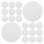 HOMSFOU 80pcs White Paper Circles Cardstock, Thick 92lb 250 Gsm round Cutouts for Creative Play and Party Invitations, Circular Construction Paper Circles for Crafts