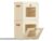 Homsorout Cube Storage Bins with Lids – Front Opening, Clear Window, 2 Pack