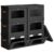 Homsorout Storage Bins with Lids – Closet Organizer with Front Opening