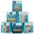 homyfort 11×11 Inch Storage Cube Bins, Fabric Cube Storage Organizer Baskets Box with Handles for Organizing Clothes, Toys, in Pantry, Closet Shelf, Nursery, Kids Room (Blue)