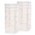 HOMZ 2-Pack Drawer Tower, 6-Tier Clear Plastic Storage Organizer Cart, White Frame – Heavy-Duty Organizing Drawers for Home, Bedroom, and Closet Organization