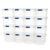 Homz Heavy Duty Modular Clear Plastic Stackable Storage Tote Containers with Latching and Locking Lids, 31 Quart Capacity, 16 Pack