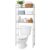 Honey-Can-Do 4-Tier Steel Over-the-Toilet Storage Shelf, Chrome