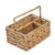 Honey-Can-Do Woven Water Hyacinth Wicker Storage Basket, Caddy, Natural