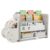 HONEY JOY Kids Bookshelf, Car-Shaped 3-Tier Book Shelf for Kids Rooms w/Toy Storage Organizer, Easy Reach Toddler Children Bookshelf with 2 Cube Bins, for Classroom, Playroom, Nursery, Kindergarten