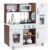 HONEY JOY Kids Kitchen Playset, Wooden Pretend Play Kitchen for Toddlers, Cookware Utensil, Phone, Clock, Water Dispenser, Storage Cabinet, Little Chef Toy Kitchen Set, Gift for Boys Girls 3+, Coffee