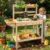 HONEY JOY Mud Kitchen, Fir Wood Mud Table Potting Bench for Kids Outdoor, Chalkboard, Flowerpots, Montessori Outdoor Play Kitchen for Toddlers, Children Backyard Furniture for Garden Patio, Natural