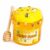 Honey Themed Clear Crystal Slime Jar with Bee Charms，4PACK-Slime