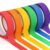 HongWay Colored Washi Tape, 6 Rolls Painters Tape, 0.94in x 22yd/66ft Masking Tape for Painting Labeling Arts Crafts, Easy Removal, No Residue (132yds in Total)