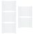 HONITANO Trifold Poster Boards and Smooth Bright Surface White 5pcs 24×16 Inches Display Boards Corrugated Paper with Foldable Construction for Student Science Projects and Community