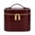 honitty Makeup Bag, Crocodile Make up Case with Compartments and Handle, Portable Cosmetic Organizer Bags,Toiletry Bag for Women