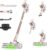 Honki Cordless Vacuum Cleaner, 40Kpa Vacuum Cleaners for Home, Cordless Vacuum with LED Display, 8 in 1 Rechargeable Vacuum (Gold)