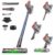 Honki Cordless Vacuum Cleaner, Powerful Stick Vacuum with Green Light Anti-Tangle Brush, Removable Battery, 6-in-1 Lightweight Handheld for Pet Hair, Carpet & Hard Floors, Red