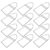 HONMEET 12pcs Dry Erase Pocket Sleeves Pet Document Holders Wear-Resistant Ticket Holder Pockets for School and Travel Organization 23×10 Inch