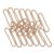 HONMEET 250pcs High Stretch Orange Rubber Bands Set for Office and Laboratory Use, Heat Resistant to 220°c, Reusable Rubber Bands Structural Integrity for Glassware and Documents