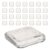 HONMEET 30pcs Press on Nail Packaging Box, Plastic Artificial Nail Display Storage Case Thick Acrylic Material, Compact Stackable Design for Manicure Salon or Home Use
