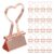 HONMEET 36pcs Metal Binder Clips Medium 1.4 Inches Heart Shaped Paper Clamps with Anti-Slip Design for Smooth Operation, Versatile Compatibility, for School and Home Documents