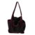 HONMEET Black Cloth Reusable Grocery Shopping Tote Bag with Handles