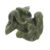 HONMEET Mini Pocket Elephant Sculpture for Desk and Tea Table, Compact and Stable Green Gemstone Figurine with Fine Flowing Lines, Lasting Collectible Home and Office Decor