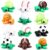 Honoson 12 Pcs 3D Printed Turtles Sport Fidget 3D Mini Ball Turtles Flexible Cute Articulated Small Stress Pet Relief Fidget for Adult Party Favors Home Display(5-7cm)