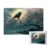 Honozo 1000‑piece Wood Jigsaw Puzzle, Water‑Glow Raven Scene
