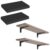 HOOBRO Floating Shelves and Floating Shelves for Wall Bundle, Hanging Storage Shelf for Living Room, Bedroom, Bathroom BK40BJ01-BG42BJP201G1
