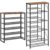 HOOBRO Shoe Rack and Shoe Shelf Bundle, 6-Tier Shoe Organizer, for 18-24 Pairs of Shoes, Large Capacity Tall Shoe Storage, BF67XJ01G1-BF191XJ01