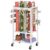 HOOBRO Wrapping Paper Storage Cart, Rolling Craft Storage Cart with Wheels