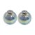 HOODIE CHARMS® Glow Pop – 16mm Glow in the Dark Iridescent Beads with Blue Glow & 2 Metal Claws – Decorative Accessories for Hoodies, Joggers & Shoelaces