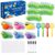 HOOJOJO Fly Swat Game Cards Dry Erase Cardstock Set with Swatters & Dots