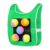 Hook and Loop Vest Toss Game Set with 5 Soft Balls for Outdoor Throw Play, Backyard Parties and Team Activity Use Sticky Ball Vest Toss Set Wearable Toy Outdoor Yard Play Backyard Party Activity Soft