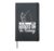 Hooked On Ice Fishing Hardcover Journal, Black