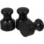 HOOTNEE 3pcs Round Stamp Handle Set for Scrapbooking and Crafts, Portable Classic Style with Composite Material, Easy to Use DIY Crafting Tool for Novices and Seasoned Users