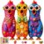Hopelucr Wooden Puzzles for Adults, Floral Chickens Jigsaw Puzzles for Adults 300 Pieces, Unique Animal Shaped Wood Puzzles, Fun Challenging Puzzle Gift for Friends Family Game Home Decor 14.9×14.4 in