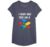 Hope You Step on a Blocks Bricks Play Toys T-Shirt, Girls, Heather Blue, Medium