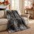 Horaldaily Halloween Flannel Blanket Throw,Black Spider Web Hallowmas Soft Fuzzy Plush Cozy Fleece Blankets for Couch Sofa Bed Decor, Ideal Gifts for Kids Adults 50×60