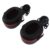 Horett Hard Hat Earmuffs Noise Blocking Abs Adjustable Fit (Black Red)